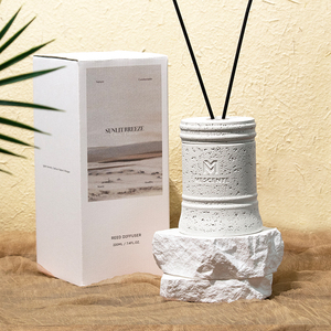 Mescente <span class=keywords><strong>2025</strong></span> Thiết Kế Mới Rượu Miễn Phí Làm Mát Không Khí Tinh Dầu Xi Măng Reed Khuếch Tán 150Ml Hương Thơm Bê Tông Reed Khuếch Tán - Product Image 2