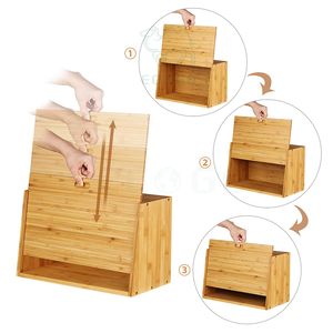 Boîte à pain design personnalisé fabricant de boîte à pain en bois étanche à l'humidité boîte à pain de haute qualité avec couvercle en bambou - Product Image 4