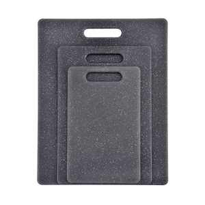 Marble Look PP Cutting Board Set 3 Pcs Rectangle Dishwasher Safe For Kitchen Use - Product Image 1
