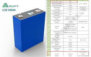 2025 EU 스톡 클래스 태양 에너지 저장 8000 사이클 LF280 V3 Mb31 314ah 320ah 345ah Califoah 314ah Lifepo4 REPT 3.2v 345Ah Akku - Product Image 6