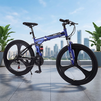 Nouveau vélo pliant rouge 26 pouces 21 vitesses, fabriqué en Chine / Vélos pliants en gros à prix abordable à vendre / Vélo pliant