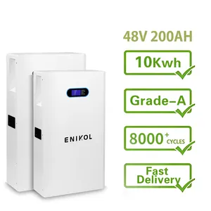 Солнечная настенная батарея 10 кВтч Powerwall 5 кВтч для дома 48 В, литиевая батарея 100ah 200ah 48v lifepo4