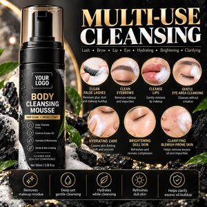 Hauttiefenreinigendes Mousse für Wimpern, Augenbrauen, Lippen und Augen-Make-up-Entfernung, Reinigendes Produkt mit Eigenmarke OEM ODM, Feuchtigkeitsspendendes Schaum-Körperwaschmittel für Salons - Product Image 3