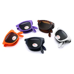 Cheap Promotion Classic Folding Sunglasses Designer Plastic Famous Brands With Box