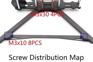 Mark4 V2 <span class=keywords><strong>10</strong></span>-inch sợi carbon khung tương thích 3115 động cơ 1050 cánh quạt RC FPV tự do tầm xa bay không người lái phụ kiện - Product Image 4