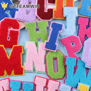 Garment Accessories Custom Clothing Hat Jacket Letter Alphabet Designer Embroidery Chenille Patches