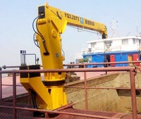 HAOY 3.2 Ton Derek Dek Hidrolik Listrik untuk Kapal Perahu Kapal Pesiar Peralatan Pengangkat Pelabuhan