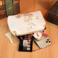 Sac à main de créateur original style chinois traditionnel motif peau de serpent, tendance et polyvalent avec bandoulière chaîne, capacité 2-2,9 L