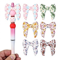 Breloques en silicone tendance, perles focales pour la fabrication de bracelets, accessoires de bricolage, bijoux, perles papillon en silicone colorées et mignonnes