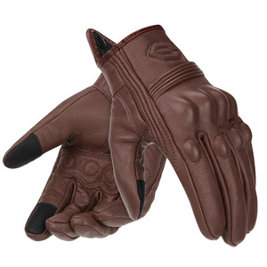 Gants en cuir Retro Off-road Windproof Motorcycle Racing Gloves Outdoor Bike Riding Warm Gloves - Product Image 2