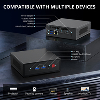 Mini PC N100 N150, DDR4 hasta 16GB, M.2 SATA SSD, Doble HD2.0 4K 60Hz, 4*USB3.2, RJ45 LAN, TPM2.0, WiFi6, BT4.2, Computadora Compacta, Win11pro
