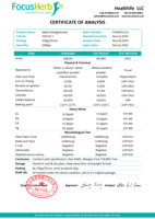 Healthife CAS 328-50-7 Compléments nutritionnels de qualité alimentaire 98% Acide alpha-cétoglutarique