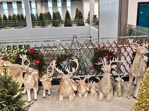 मॉस-कवर हिरण पॉलीस्टाइरीन फोम हस्तनिर्मित वाटरप्रूफ अनुकूलन योग्य उद्यान सजावट आपके बाहरी स्थान को प्राकृतिक रूप से लाती है - Product Image 6