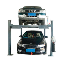 Pont élévateur quatre colonnes avec capacité de 2700 kg, plateforme 4080x1915 mm, entraînement hydraulique pour garage domestique et stockage de véhicules