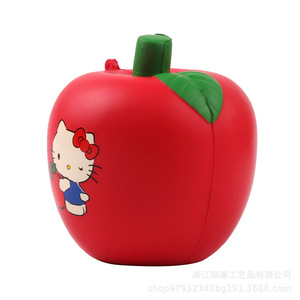 Juguete Antiestrés de Espuma PU con Forma de Manzana de Dibujos Animados, de Alta Elasticidad, para Niños de 2 a 4 Años, Unisex - Product Image 2