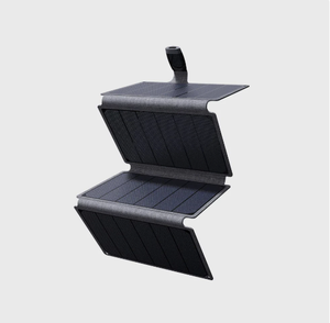 Panneau solaire monocristallin pliable 36W, 23% d'efficacité élevée, étanche IP68, double sortie USB-A Type-C, chargeur de système solaire - Product Image 1