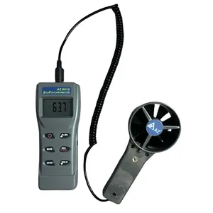 AZ8912 Digital pengukur aliran udara kipas jarak jauh BTU bohlam basah suhu kelembaban titik embun pengukuran suhu Anemometer Digital - Product Image 1