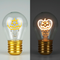 Lampe de nuit LED portable Boyid à capteur de contrôle USB Type-C, lumière blanc chaud, culot E27, corps en verre, ampoule rechargeable pour les fêtes