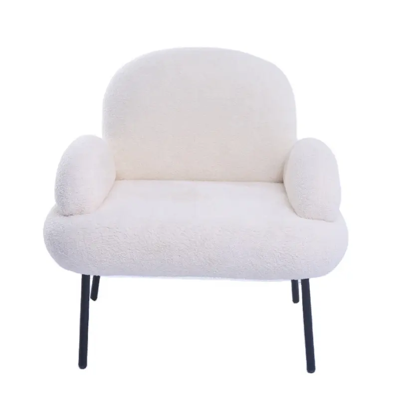 Meubles d'appoint moderne bras blanc unique luxe moderne relax chaises élégantes pour le salon