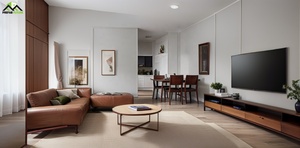 Villa moderne à deux étages avec structure en béton et grandes fenêtres vitrées pour un espace de vie extérieur - Product Image 5