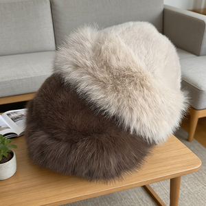 <span class=keywords><strong>Bonnet</strong></span> en fausse fourrure monochrome style mongol pour <span class=keywords><strong>femme</strong></span>, épais, chaud, moelleux, tendance, polyvalent, anti-froid, protection des oreilles - Product Image 2