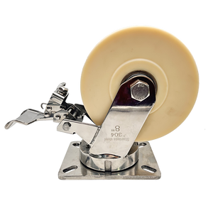 VIMA Neues Produkt 8 Zoll 200mm drehbares Nylon-Edelstahl-Rollen rad 2500kg Trolley Cart Container Heavy Duty <span class=keywords><strong>Caster</strong></span> - Product Image 4