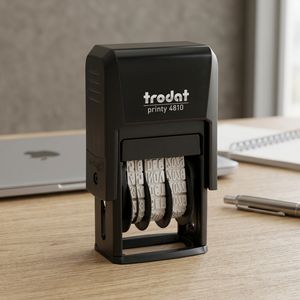 Trodat PrintyT 4810 20 x 3.8 mm Sello de Fecha Negro con Línea Estampada - Product Image 3