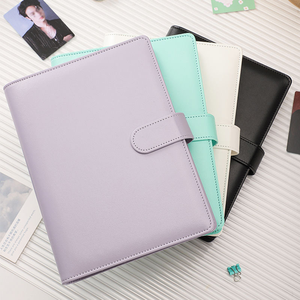 Photocards chủ chất kết dính A5 PU da TCG Zip ảnh Kpop Album Macaron 4 túi 80 thẻ giao dịch thẻ chất kết dính - Product Image 3
