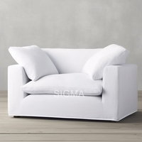 Canapé sectionnel au design de luxe Canapé simple Canapé doux minimaliste Fauteuil canapé modulaire nuage