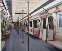 Revêtement de Sol Tapis Dalle PVC Vinyle Linoléum Émeri de Haute Qualité Taille Personnalisée pour Bus et Train