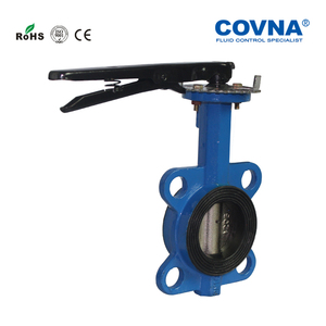 Vanne papillon à disques COVNA DN100 PN16, 4 pouces, siège en caoutchouc NBR, poignée en fonte, à prix réduit - Product Image 5