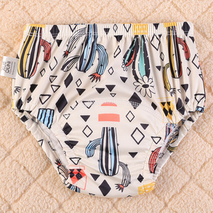 Bé bông đào tạo quần lót phim hoạt hình in vải không thấm nước tã tái sử dụng toolder tã lót - Product Image 4