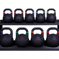 Kettlebell de fitness en fonte, code couleur HALA-KB-26, application universelle unisexe
