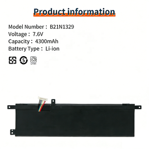 <span class=keywords><strong>Batterie</strong></span> d'ordinateur <span class=keywords><strong>portable</strong></span> AB21N1329 d'origine pour <span class=keywords><strong>Asus</strong></span> X403 X403M X403MA X503M X453 X453MA X553 X553M F453 F453MA F553M D553M P553 P553MA - Product Image 2