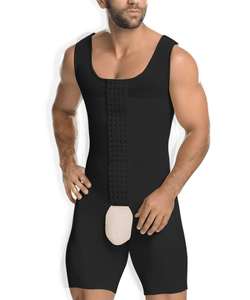 Combinaison sculptante personnalisée SU729 #   Nouvel Arrivage – Sous-vêtements Sculptants Amincissants pour Hommes, Modèle Corps Entier, Entrejambe Ouvert, Effet Gainant Intense - Product Image 1