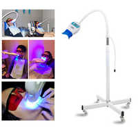 Lampe de Blanchiment Dentaire Professionnelle 40W à Lumière Bleue 8 LED, Clip de Chaise en Acier Inoxydable, Compatible Prises EU/US/UK/AU, 0-30 Minutes