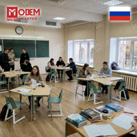 MINYI OFFSET Bureau d'étude en bois pour adultes, mobilier de bibliothèque, table et chaise d'étude, idéal pour la Russie