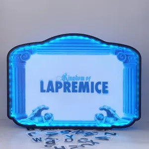Usine bas prix acrylique conseil discothèque Bar affichage numérique Glorifier Champagne Vip lettre LED bouteille Service présentateur