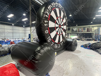 Jeux sportifs de carnaval, grand jeu de fléchettes de football gonflable, cible de fléchettes de football pour enfants et adultes
