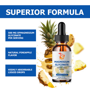 Compléments alimentaires à marque privée : Gouttes liquides de glycinate de magnésium pour un sommeil réparateur – Complément alimentaire liquide - Product Image 5