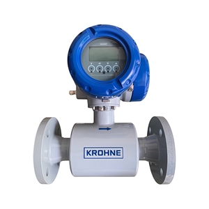 Débitmètre ultrasonique à trois canaux en acier inoxydable Krohne Optisonic 3400 pour la mesure de l'eau chaude de chauffage collectif +/-2% - Product Image 1