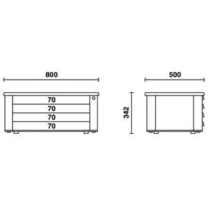 BETA - 039000103 Coffre à outils portable avec 4 tiroirs-EAN 8014230579771 ROLLING WORKSHOPS ROLLER CABINETS - Product Image 4