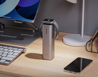 Banco de Energía Portátil con Carga Rápida Micro 30, Modo de Sueño LED, Carga Multidispositivo, Batería Externa con Protección de Seguridad
