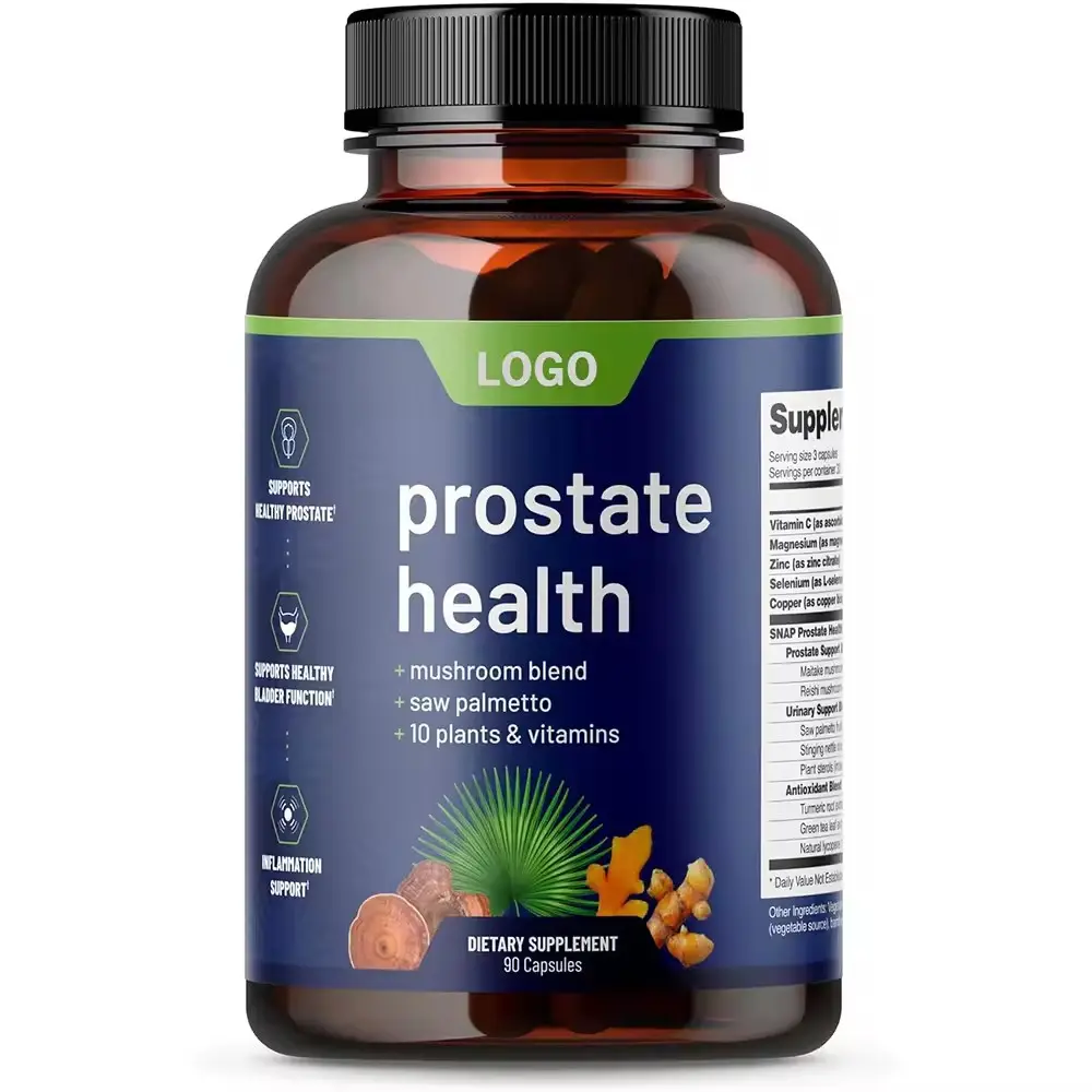 Oem Formula avanzata integratore della prostata uomini capsule per la salute della prostata con Saw Palmetto per la salute della vescica e delle vie urinarie