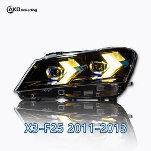 Kit de phares LED modifiés pour BMW X3 F25 2010-2013, style flèche, double couleur, projecteur LED DRL, clignotants séquentiels - Product Image 6