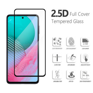 Protector de Pantalla de Vidrio Templado 2.5D Silkprint de Cobertura Total para Teléfono Móvil Samsung <span class=keywords><strong>Galaxy</strong></span> M54 M52 <span class=keywords><strong>M53</strong></span> A54 <span class=keywords><strong>A53</strong></span> A73 - Product Image 2