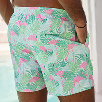 Bañador de diseño personalizado con estampado completo Pantalones cortos de surf de secado rápido Pantalones cortos de natación para hombres