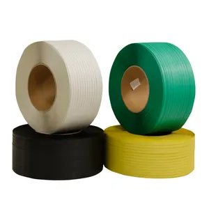 Fabriek Levering Plastic Polypropyleen Band Pp Band Strapping Roll Groene Verpakking Riem Voor Hout Verpakking