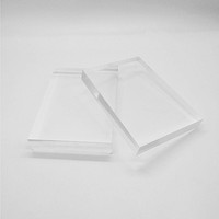 Feuilles acryliques personnalisées, 100 pièces, feuille acrylique épaisse de 5mm, transparentes, feuilles en plastique