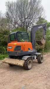 DOOSAN DX60 6TON Mini Pelle d'occasion en bon état Corée Prix bas Noyau Inclut Moteur Boîte de Vitesses Pompe à Engrenages Roulement PLC - Product Image 6